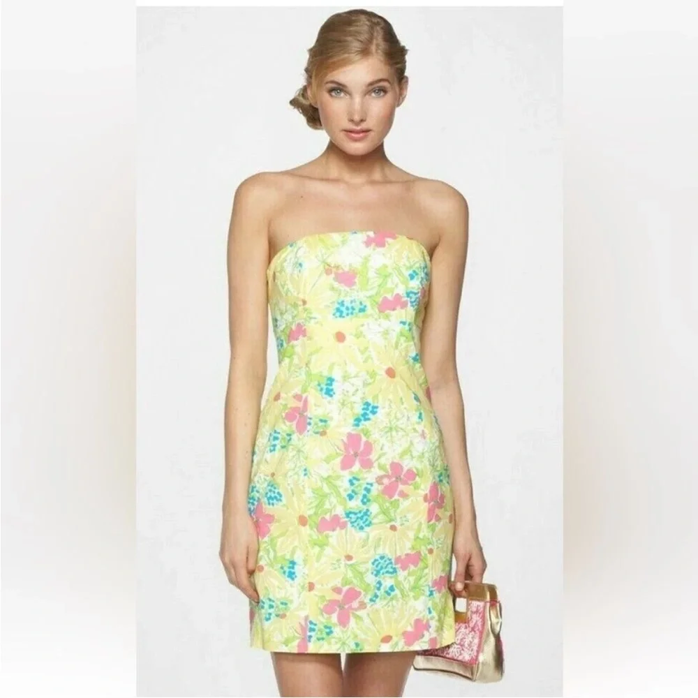 Lilly Pulitzer Dress 2 Summer Yellow - Picture 11 of 11